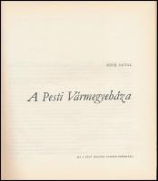 Tóth Antal: A Pesti vármegyeháza. Bp.,1972,Pest Megyei Tanács. Első kiadás. Kiadói kartonált papírkö...