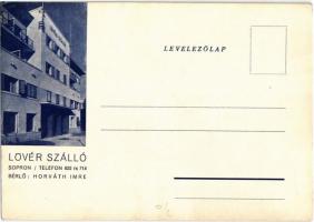 Sopron, Hotel Lövér szálloda (bérlő: Horváth Imre) (EK)