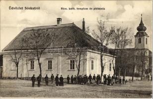 1915 Sóskút, Római katolikus templom és plébánia
