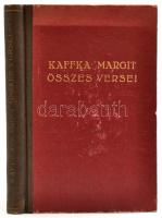 Kaffka Margit összes versei. Bp.,[1943], Franklin. Első kiadás. Kiadói félvászon-kötés, kissé kopott borítóval.