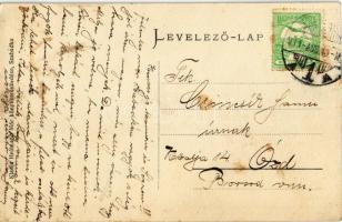 1911 Szabadka, Subotica; tér, Kohn Miksáné, Berger Testvérek, Sonnenberg Salamon, Steinitz A. és fia...