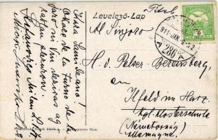 1911 Titel, Tiszai hajóhíd. Szuboticski Szimó kiadása / pontoon bridge on Tisa river