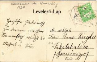 1912 Bardóc, Bradut; Református templom, községháza és csendőr laktanya, fogyasztási szövetkezet üzl...