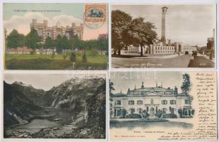 59 db régi külföldi képeslap, közte több Anglia, Belgium / 59 old foreign postcards with more England, Belgium
