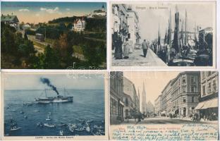 Közel 160 db régi külföldi képeslap, közte több Franciaország, Olaszország stb. / Almost 160 old foreign postcards with more France, Italy, etc.