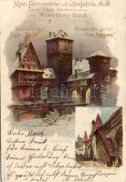 Nürnberg with bicycle commercial Litho (Rb)