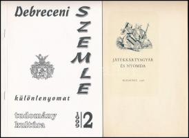 4 db játékkártya-katalógus + 1 db meghívó