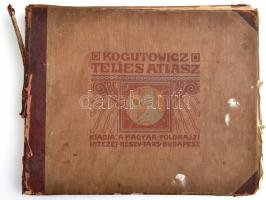 Kogutowicz (Manó): Teljes földrajzi és történelmi atlasza
 130 fő- és 80 melléktérkép. Bp., 1912. M...