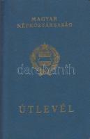 1968 Fényképes magyar útlevél angol, belga, francia és osztrák bejegyzésekkel