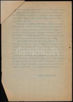 1961 Vas Zoltán (1903-1983) író, 56-os államminiszter levele az MSZMP Politikai Bizottságához, melyb...