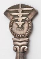 1937 Hollandia nemzeti jamboree emlék kiskanál + kevés cserkész filatélia