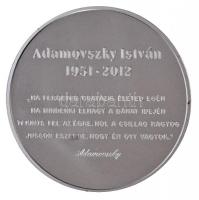 Kiss György (1943-2016) 2012. "Adamovszky István emlékérem" ezüstözött Cu-Ni dísztokban (4...
