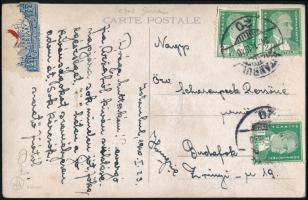 1940 Sebes Gusztáv labdarúgó, későbbi szövetségi kapitány saját kézzel írt sorai és aláírása Isztambulból édesanyja részére küldött levelezőlapon