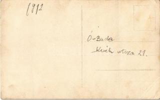 1912 Budapest III. Óbuda, Eckhardt István üzlete és dohányárudája. Kerék utca 21. photo (fa)