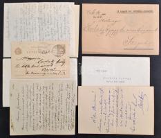 cca 1901-1931 8 db bírák, jogászok által írt levél kúriai bíró részére