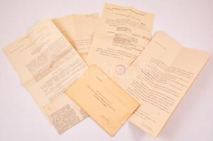 1931 Sarkady György kúriai bíró nyugdíjazási okiratai