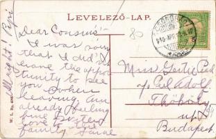 1910 Csongrád, Posta hivatal és polgári leány iskola. W. L. Bp. 4086. (EK)