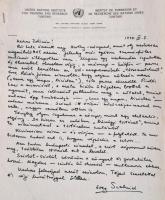 1960-1980 Vas Zoltán (1903-1983) író, 56-os államminiszter levelezése írókkal, szerkesztőkkel, művés...