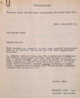 1960-1980 Vas Zoltán (1903-1983) író, 56-os államminiszter levelezése írókkal, szerkesztőkkel, művés...