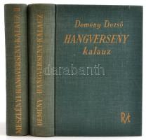 Demény Dezső: Hangverseny kalauz. Második, javított kiadás. + Dr. Meszlényi Róbert: Hangverseny kalauz II. kötet. Bp.,é.n.,Rózsavölgyi és Társa. Kiadói egészvászon-kötés, jó állapotban.