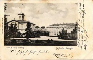 1904 Fehérvárcsurgó, Gróf Károlyi kastély. Kiadja a Keresztény Fogyasztási Szövetkezet (fl)