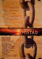 1997 Amistad, filmplakát, a sarkain apró lyukakkal, ragasztásnyomokkal, 95x67 cm.