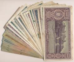 Vegyes 29db-os pengő bankjegy tétel T:III,III-