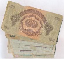 1944. 38db-os "A Vöröshadsereg Parancsnoksága" bankjegy tétel, nagyrészt 5P címlet T:III-I...