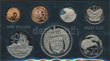 Új-Zéland 1973. 1c-1$ (7xklf) forgalmi sor eredeti dísztokban, tanúsítvánnyal T:PP
New Zealand 1973...