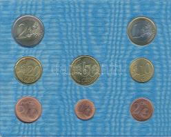 Vatikán 2012. 1c-2E (8xklf) forgalmi sor díszkiadásban T:1
Vatican 2012. 1 Cent - 2 Euro (8xdiff) c...