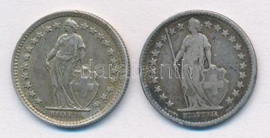 Svájc 1914. 1/2Fr Ag + 1938. 1/2Fr Ag T:2,3
Switzerland 1914. 1/2 Franc Ag + 1938. 1/2 Franc Ag C:X...