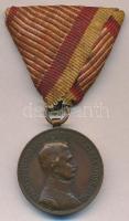 1917. Károly Bronz Vitézségi Érem Br kitüntetés mellszalagon. Szign.: Kautsch T:2  Hungary 1917. Bronze Gallantry Medal Br decoration with ribbon. Sign.: Kautsch C:XF  NMK 310.
