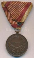 1917. "Károly Bronz Vitézségi Érem" Br kitüntetés mellszalagon. Szign.: Kautsch T:2 
Hung...
