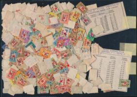 1012 db Szakszervezeti és SZOT tagsági bélyeg