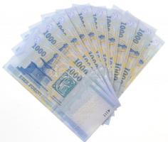 2009. 1000Ft "DD" (10x) sorszámkövetők T:I,I-