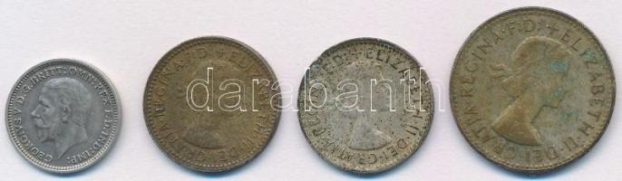 Vegyes: Ausztrália 1962. 6p Ag (2x) + 1963. 1Sh Ag + Nagy-Britannia 1934. 3p Ag T:1--3
Mixed: Austr...