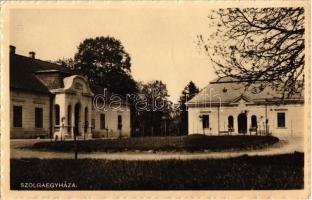1913 Szabadegyháza, Szolgaegyháza; Nedeczky-Griebsch kastély, hátoldalon Griebsch Béla levele. photo (EK)