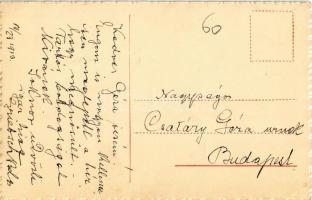 1913 Szabadegyháza, Szolgaegyháza; Nedeczky-Griebsch kastély, hátoldalon Griebsch Béla levele. photo...