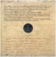 2005. 1Ft-100Ft (7xklf) forgalmi sor szettben + 2005. 10Ft "József Attila" T:BU Adamo FO39