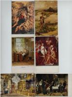 140 db RÉGI művész képeslap / 140 pre-1945 art motive postcards