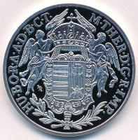 DN Magyarok Kincstára - Mária Terézia ezüst tallér 1780 ezüstözött Cu emlékérem tanúsítvánnyal (40mm) T:PP