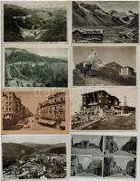 150 db RÉGI külföldi városképes lap: osztrák, svájci, német / 150 pre-1945 European town-view postca...