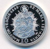 DN " Magyarok Kincstára - 1848KB 10 krajcár" ezüstözött Cu emlékérem tanúsítvánnyal (23mm)...