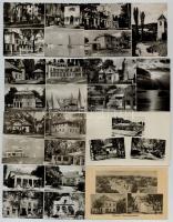 83 db magyar városképes lap a Balatonról az 1940-es és 1950-es évekből / 83 Hungarian town-view postcards from lake Balaton from 1940s and 50s