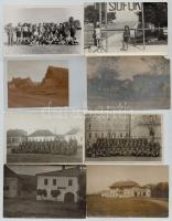 90 db RÉGI fotó képeslap: katonai, városok, műtermi, életképek / 90 pre-1945 photo postcards: military, towns, studio and live