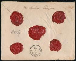 1878 Pénzeslevél "ESZTERGOM" - "KÖRMÖCZBÁNYA"