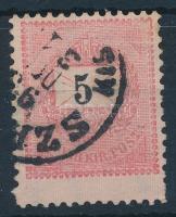 1889 5kr magasra fogazott bélyeg