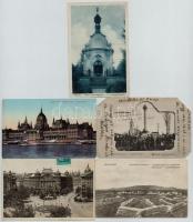 60 db magyar városképes lap az 50-es évekből / 60 Hungarian town-view postcards from 1950's