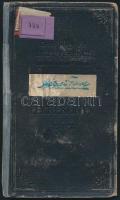 1943 a Liszt Ferenc Zeneművészeti Főiskola leckekönyve, számos oktatói aláírással