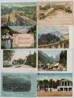 61 db RÉGI külföldi városképes lap: osztrák, svájci, német / 61 pre-1945 European town-view postcards: Austrian, Swiss, German